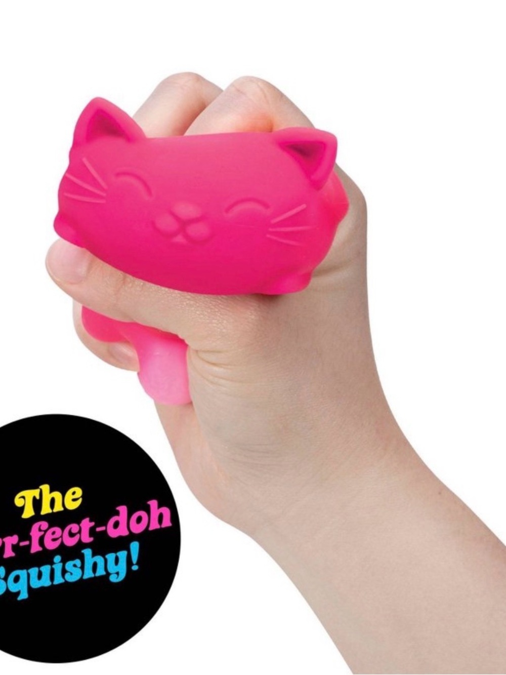 NEW NeeDoh Pink Cool Cats Squishy - Picture 2 of 4